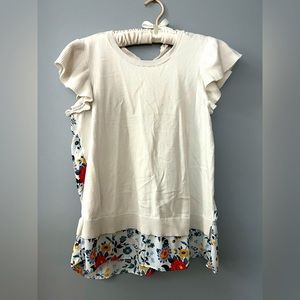 Loft flower sweater shirt